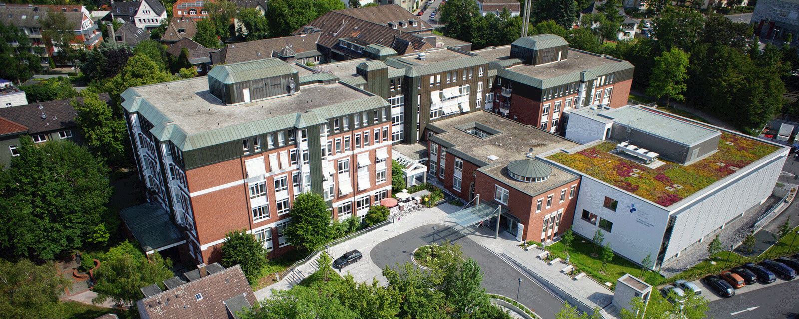 Foto: Flugansicht St. Rochus-Hospital